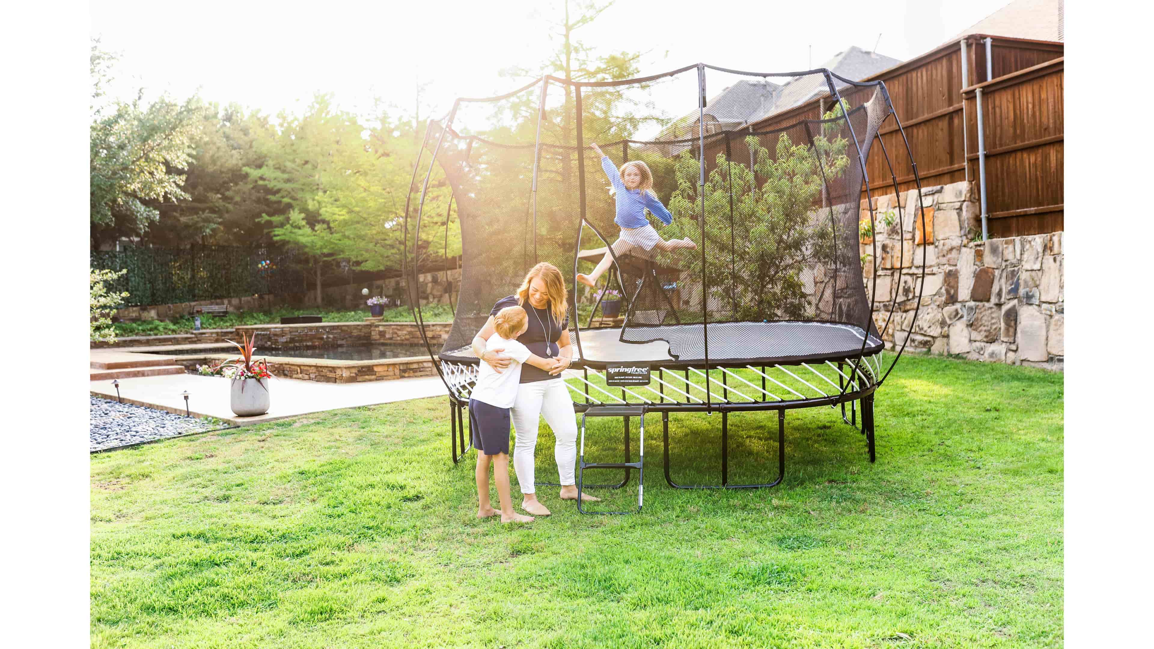 Garden trampoline sale